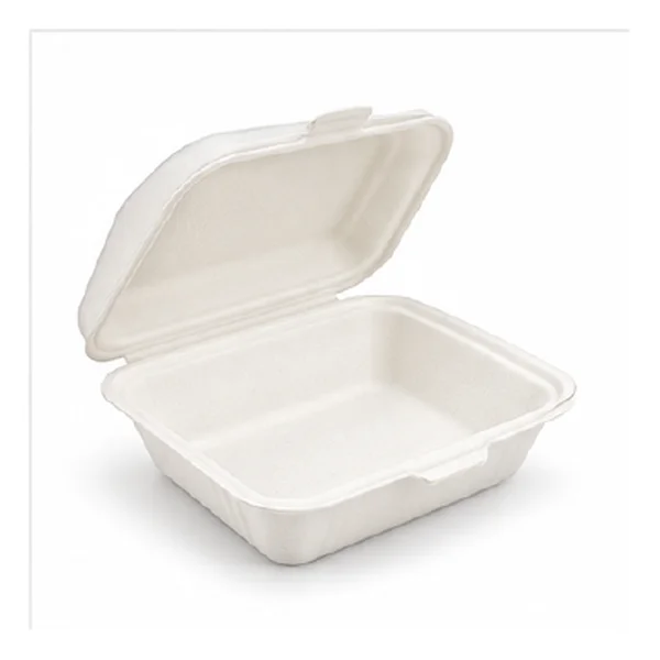 Boîtes menu bagasse, 1 compartiment