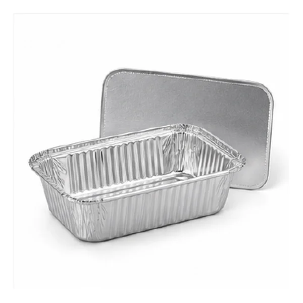 Barquettes aluminium 435 ml avec couvercle