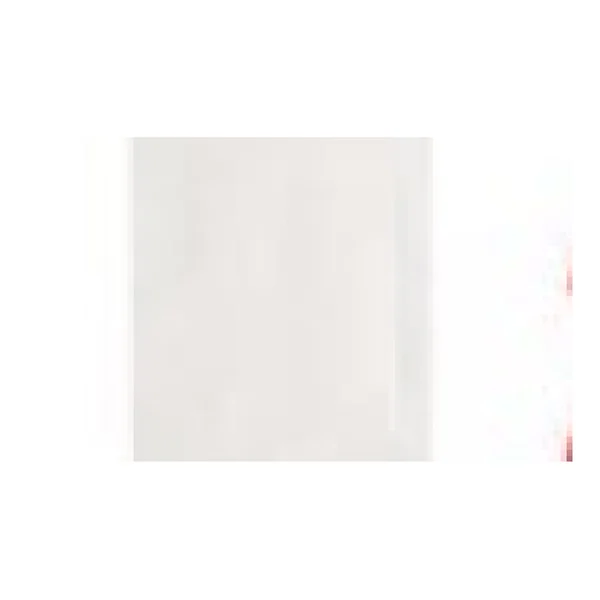 Serviettes blanches 33 × 33 cm, 1 pli, pliage 1/8
